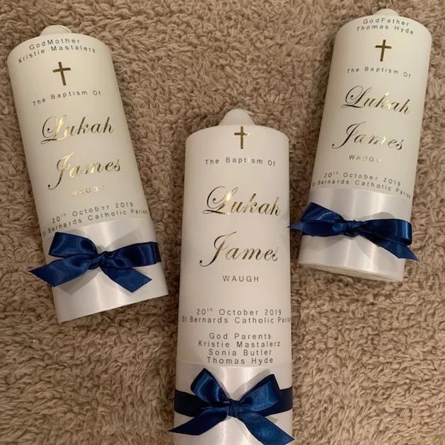 Baptism Candle Set Christening Keepsakes Randall's Candles