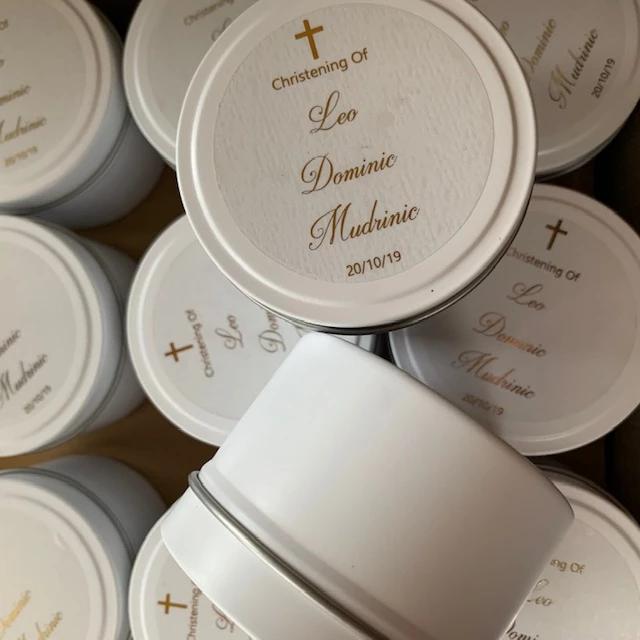 Baptism Candle Set Christening Keepsakes Randall's Candles