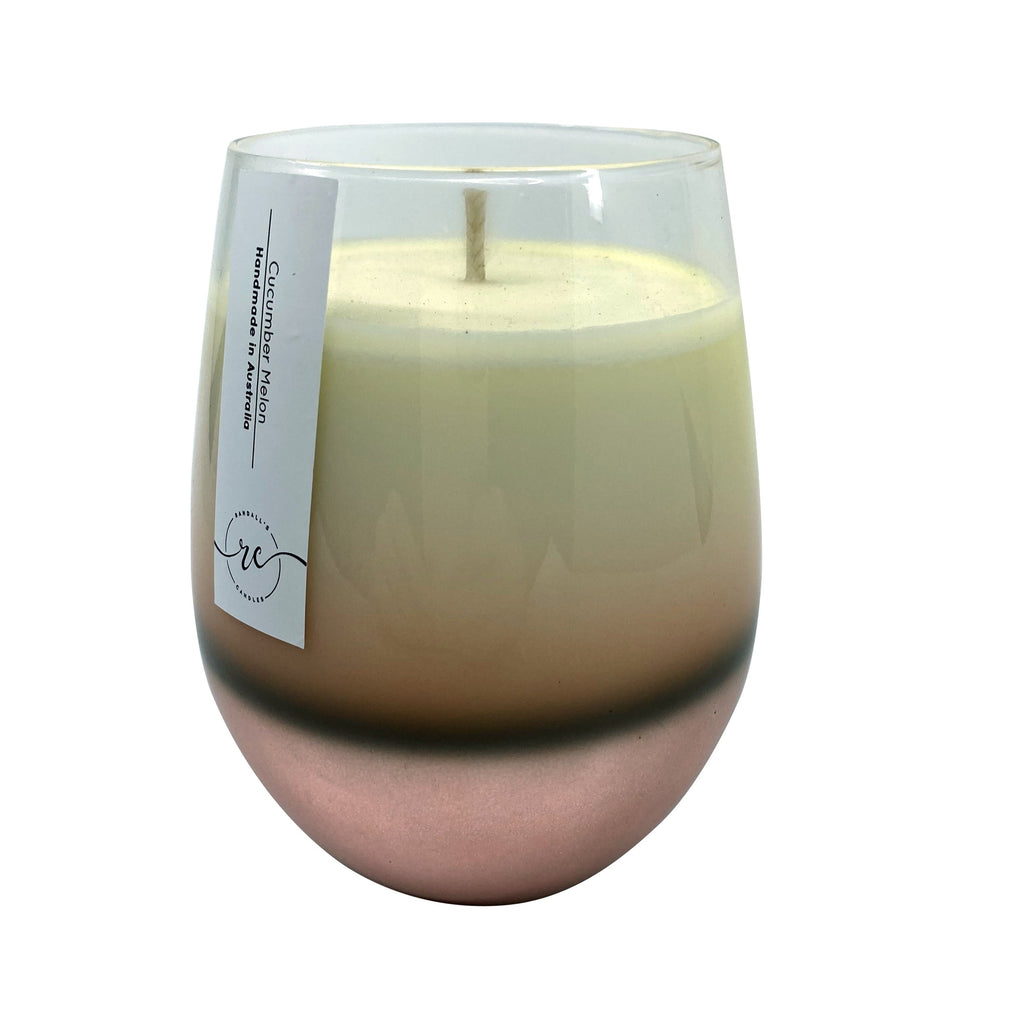 Ombre Candle Rose Gold