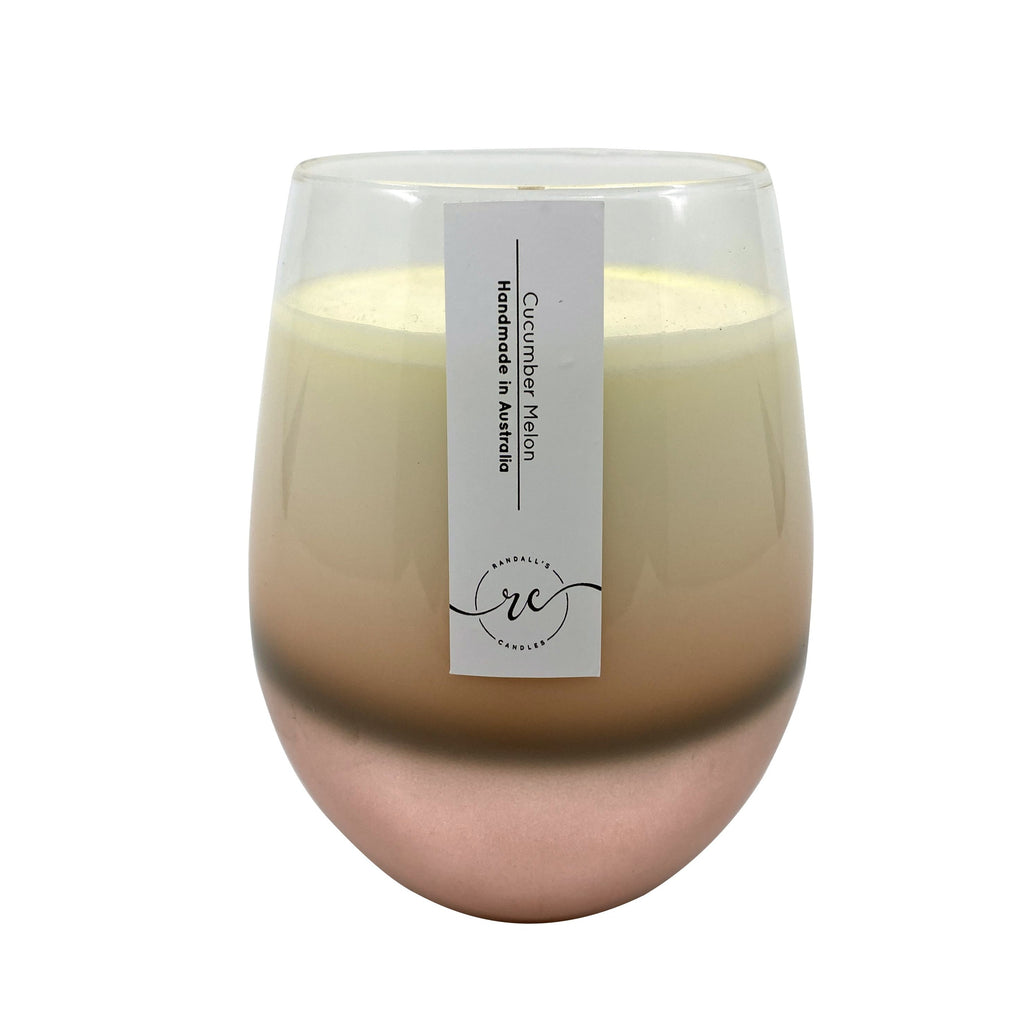 Rose Gold Ombre Candle