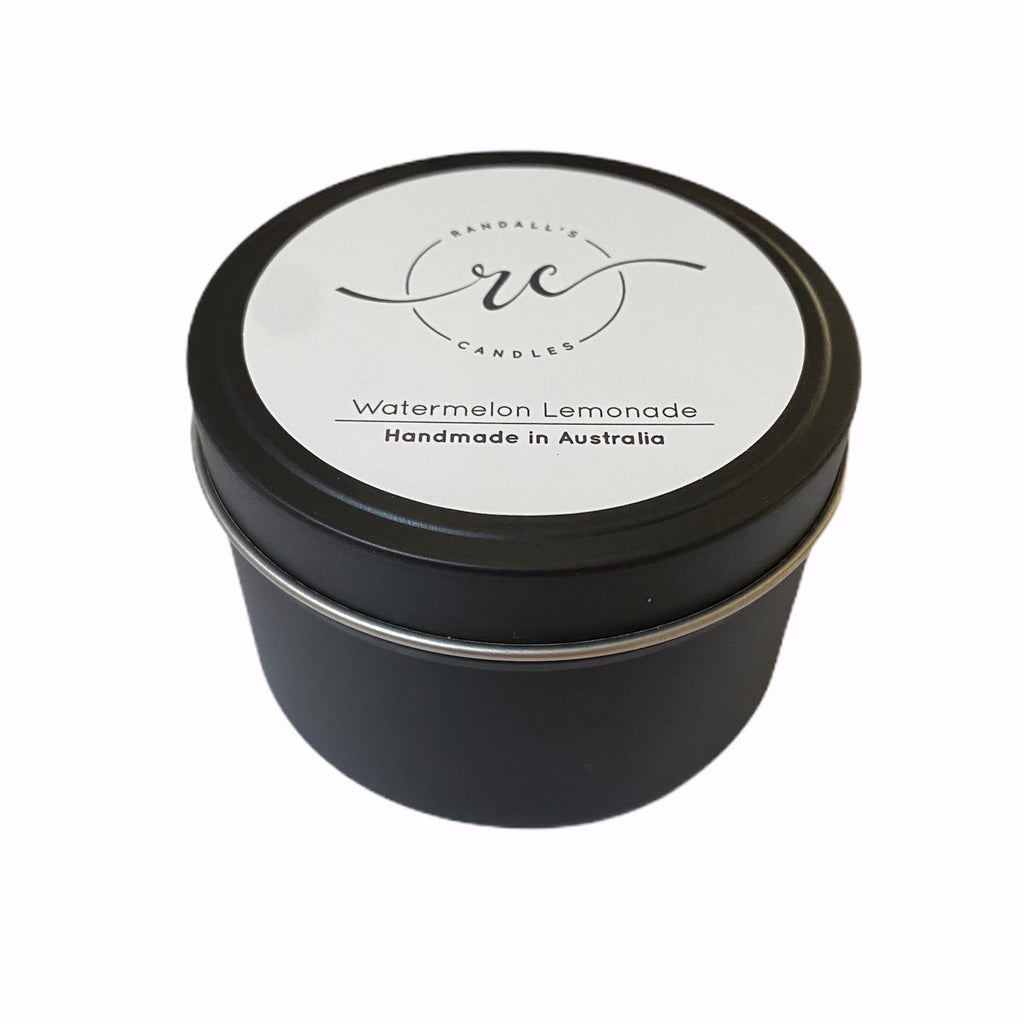 Black Soy Candle Tin
