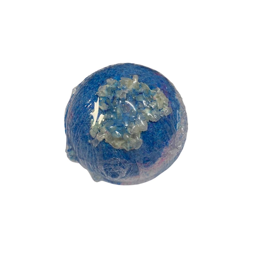 Geode Bath Bomb Blue Bubblegum