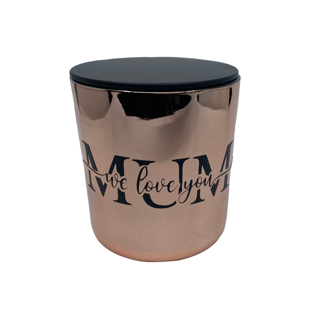 Copper Personalised Mum Candle