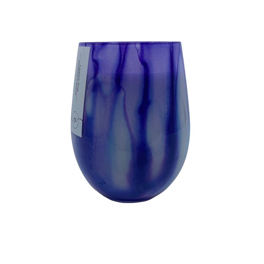 Blue Tie Dye Candle Soy