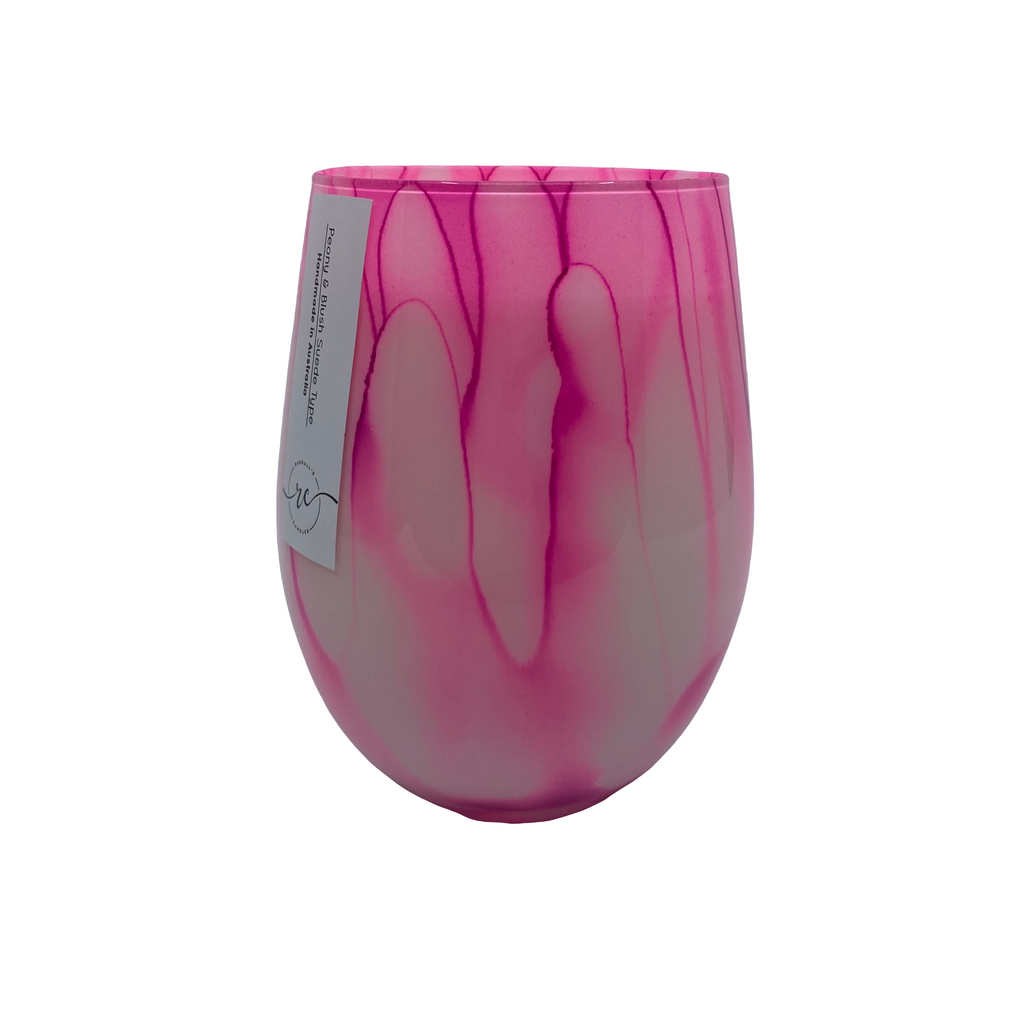 Fluoro Pink Tie Dye Candle