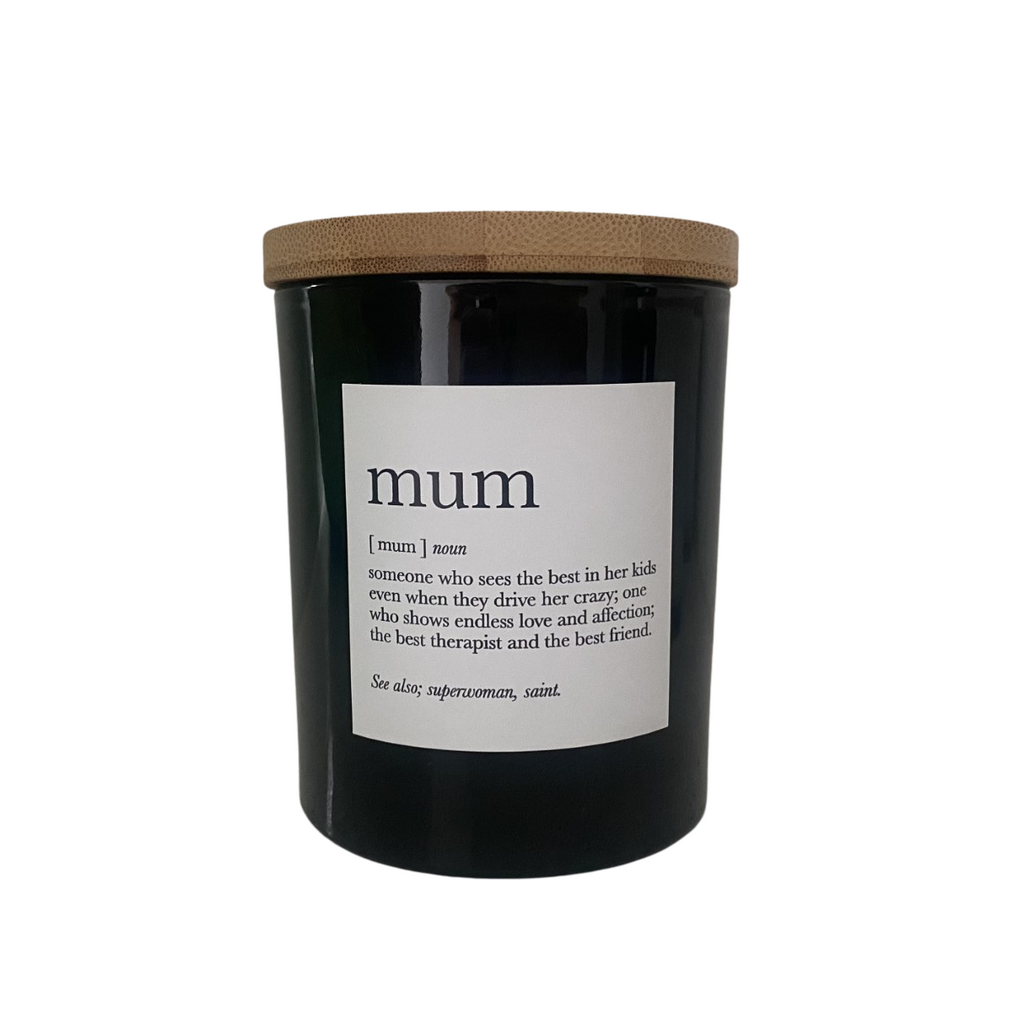 Mum definition candle